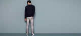 CUFFED KNITTED JEANS